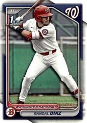 2024 Bowman Draft Base Set Randal Diaz #BD-199 card