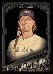2018 Topps Allen & Ginter X Base Set Randal Grichuk #61 card