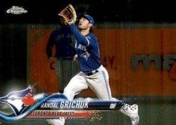 2018 Topps Chrome Update Base Set Randal Grichuk #HMT50 card
