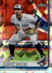 2019 Topps Chrome Sapphire Edition Base Set Randal Grichuk #309 card