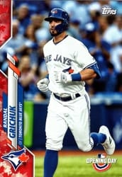 2020 Topps Opening Day Base Set Randal Grichuk #114 card