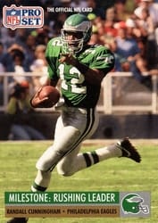 1991 Pro Set Base Set Randall Cunningham #24 card
