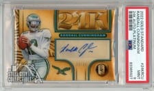 2022 Panini Gold Standard 24K Autographs Randall Cunningham #24K-RCU card