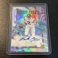 2025 Finest Finest Greats Autographs Randall Cunningham #FGA-RC card