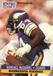1991 Pro Set Base Set Randall McDaniel #575 card