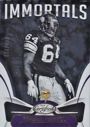 2018 Panini Certified Base Set Randall McDaniel #123 card
