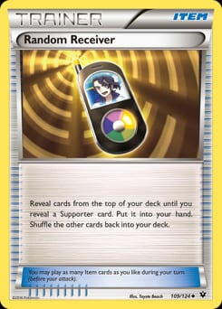Fates Collide Random Receiver #109 card