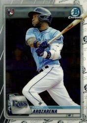 2020 Bowman Chrome Base Set Randy Arozarena #11 card