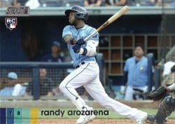 2020 Stadium Club Base Set Randy Arozarena #299 card