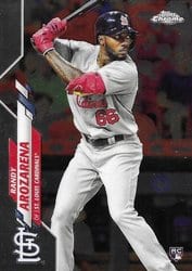 2020 Topps Chrome Base Set Randy Arozarena #49 card