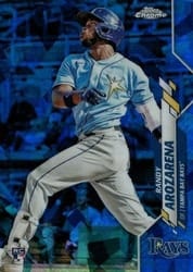 2020 Topps Chrome Update Sapphire Edition Base Set Randy Arozarena #U-208 card