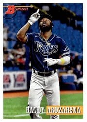 2021 Bowman Heritage Base Set Randy Arozarena #79 card