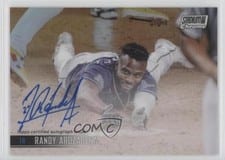 2021 Stadium Club Chrome Autographs Randy Arozarena #SCBA-RA card