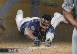 2021 Stadium Club Chrome Base Set Randy Arozarena #210 card
