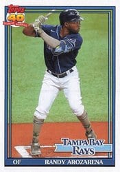 2021 Topps Archives Base Set Randy Arozarena #189 card