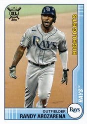 2021 Topps Big League Base Set Randy Arozarena #287 card