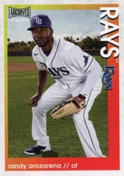 2022 Topps Archives Snapshots Base Set Randy Arozarena #43 card