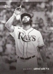 2022 Topps Black & White Base Set Randy Arozarena #10 card
