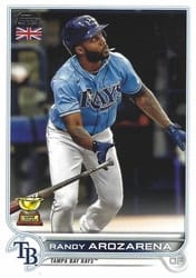 2022 Topps UK Edition Base Set Randy Arozarena #79 card