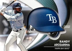 2022 Topps Update Commemorative Batting Helmets Randy Arozarena #BH-RA card