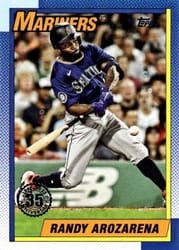 2025 Topps 1990 Topps Baseball (Series One) Randy Arozarena #T90-73 card