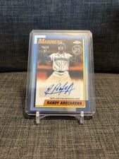 2025 Topps Chrome Update 1990 Topps Chrome Autographs Randy Arozarena #90CUA-RA card