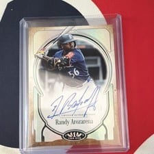 2026 Topps Tier One Prime Performers Autographs Randy Arozarena #PPA-RAR card