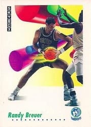 1991-92 SkyBox Base Set Randy Breuer #166 card