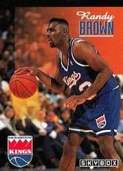1992-93 SkyBox Base Set Randy Brown #209 card