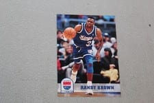 1993-94 Hoops Base Set Randy Brown #187 card