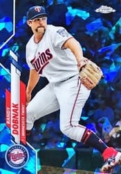 2020 Topps Chrome Sapphire Edition Base Set Randy Dobnak #464 card