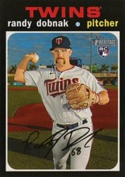 2020 Topps Heritage Base Set Randy Dobnak #534 card