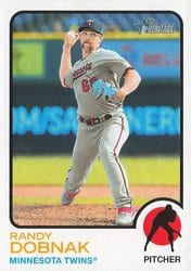 2022 Topps Heritage Base Set Randy Dobnak #536 card