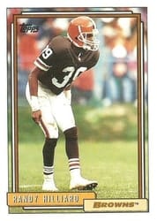 1992 Topps Base Set Randy Hilliard #34 card