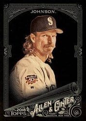 2018 Topps Allen & Ginter X Base Set Randy Johnson #113 card