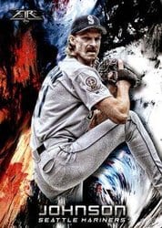 2018 Topps Fire Base Set Randy Johnson #126 card