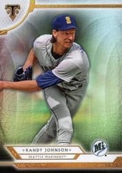 2018 Topps Triple Threads Base Set Randy Johnson #72 card