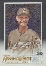 2020 Topps Allen & Ginter Chrome Base Set Randy Johnson #2 card