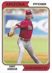 2020 Topps Archives Base Set Randy Johnson #109 card