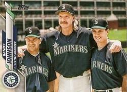 2020 Topps Base Set Randy Johnson #124b card