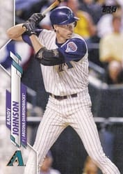 2020 Topps Base Set Randy Johnson #354b card