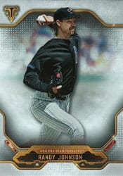 2020 Topps Triple Threads Base Set Randy Johnson #84 card