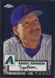 2021 Topps Chrome Platinum Anniversary Base Set Randy Johnson #494 card