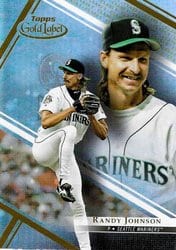 2021 Topps Gold Label Base Set Randy Johnson #29 card
