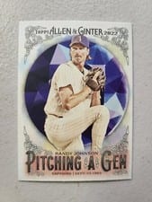 2022 Topps Allen & Ginter Pitching a Gem Randy Johnson #PAG-24 card