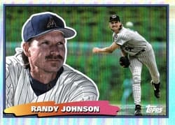 2022 Topps Archives 1988 Topps Big Foil Randy Johnson #88BF-40 card