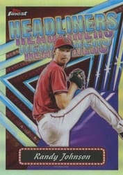 2023 Finest Headliners Randy Johnson #FH-10 card