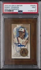 2023 Topps Allen & Ginter Framed Mini Autographs Randy Johnson #MA-RJ card