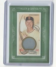2023 Topps Allen & Ginter Framed Mini Relics Randy Johnson #MFR-RJ card