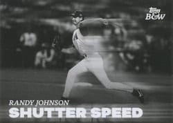 2023 Topps Black & White Shutter Speed Randy Johnson #SS9 card